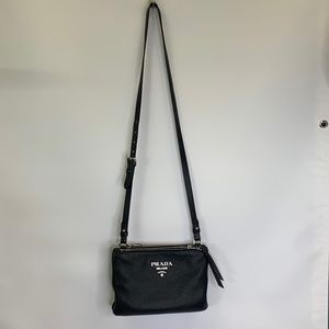Prada Vitello Phenix Bandoliera crossbody.